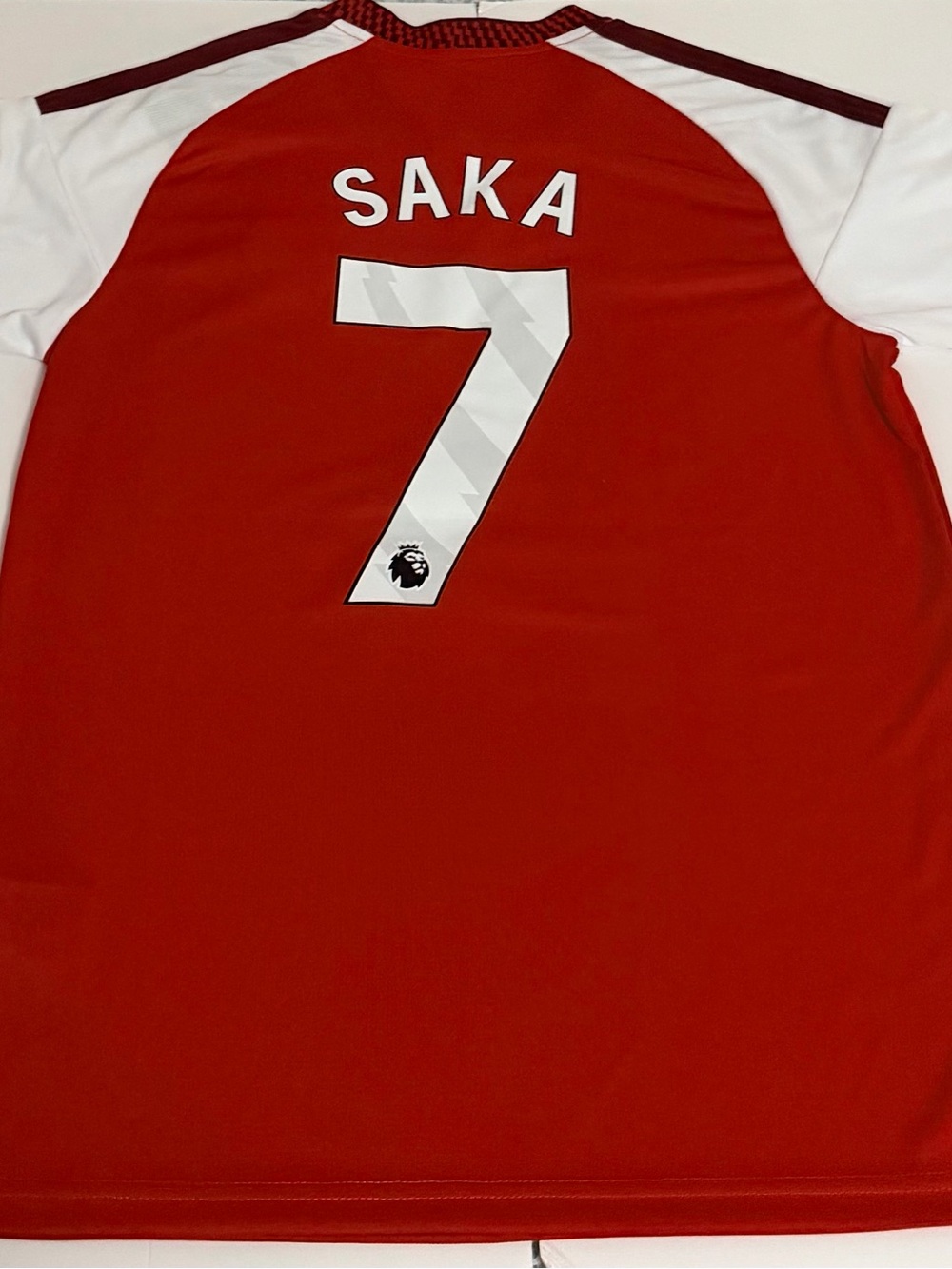Red Saka #7 Football Jersey